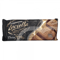 CHOCOLATE LACIELLA TABLETE 70%CACAU 20G 