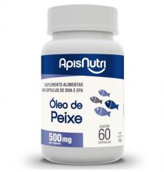 OLEO DE PEIXE (OMEGA 3) 60 CAPS 1G APISNUTRI